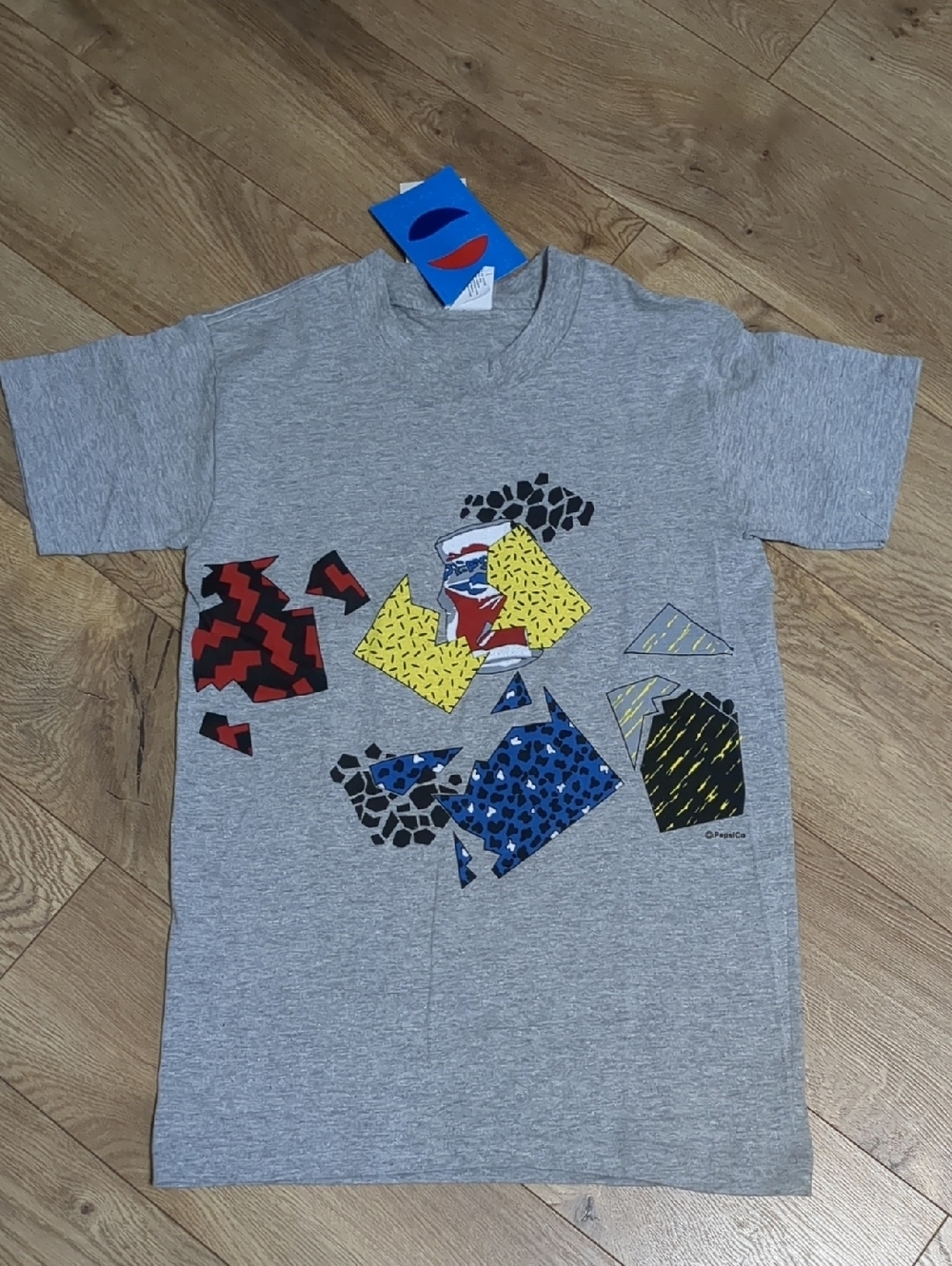Vintage Single Stitch Pepsi American APPAREL Graphic Logo Tee SIZE Small NWT